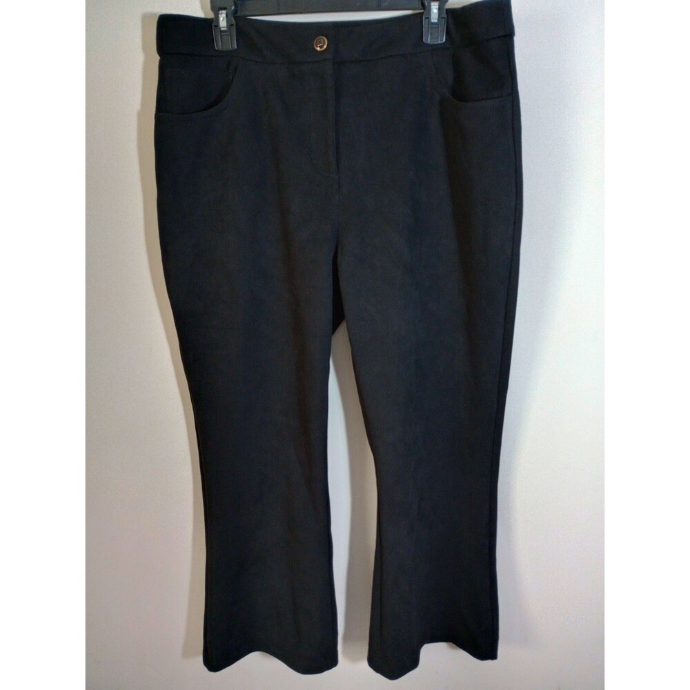 Nanette Lepore Velvet Velour Dress Pants Pockets Size XL